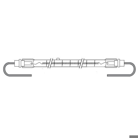 Ilb Gold Bulb, Infrared / Heat /Ir R7S + Wire, Replacement For Donsbulbs, Qih480-2500T/L QIH480-2500T/L